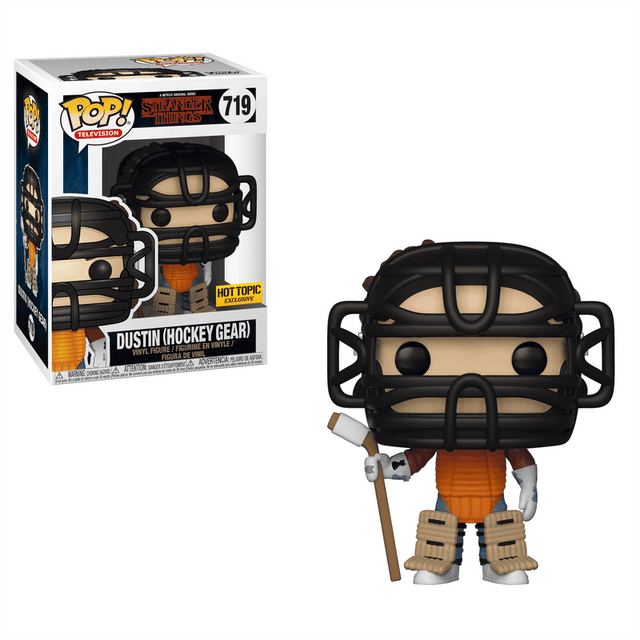 dustin hockey gear hot topic yellow background 719