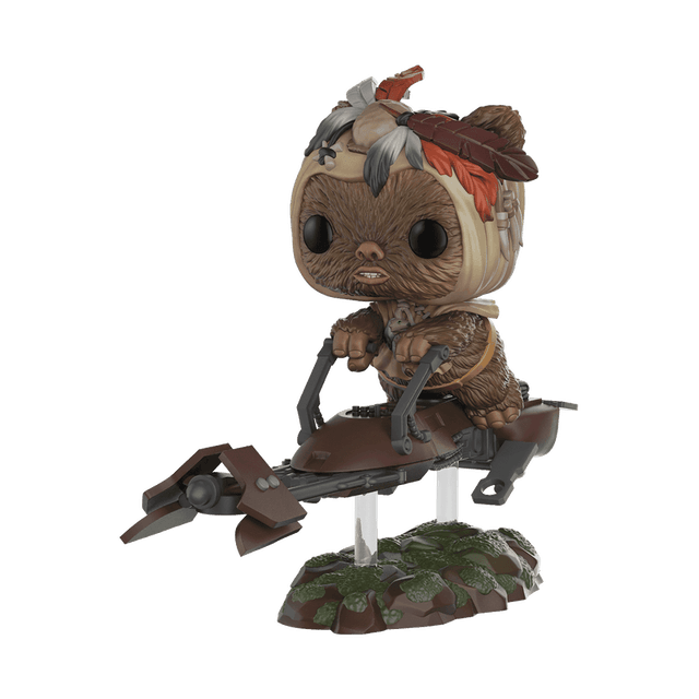 ewok with speeder bike limited edition 258