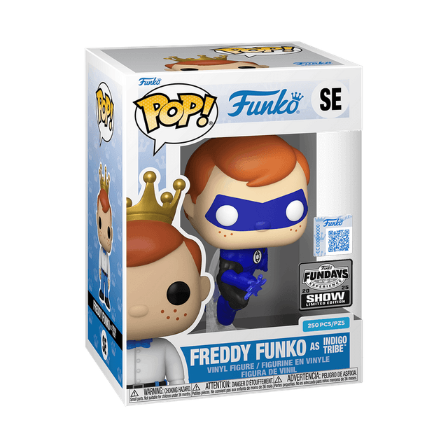 freddy as indigo tribe fundays show qr code