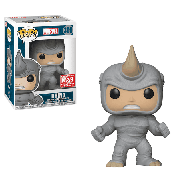 rhino marvel collector corps red 309