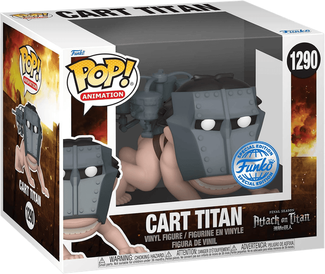 Cart Titan #1290 Funko Pop from Attack on Titan