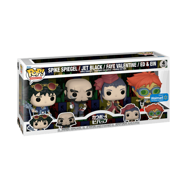 spike spiegel jet black faye valentine ed ein only at walmart 4 pack