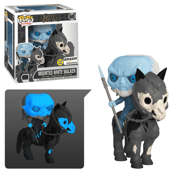 mounted white walker amazon exclusive background glows in the dark 60