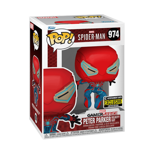peter parker velocity suit entertainment earth exclusive holo 974