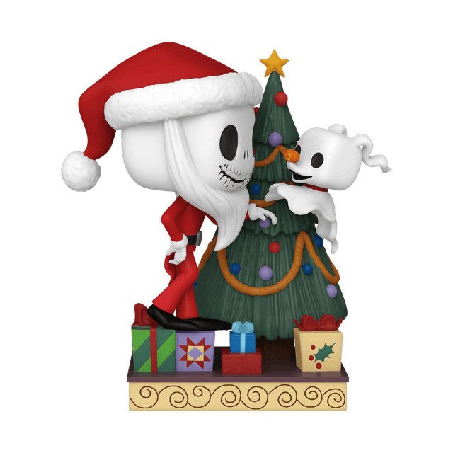 jack skellington and zero with tree 1386