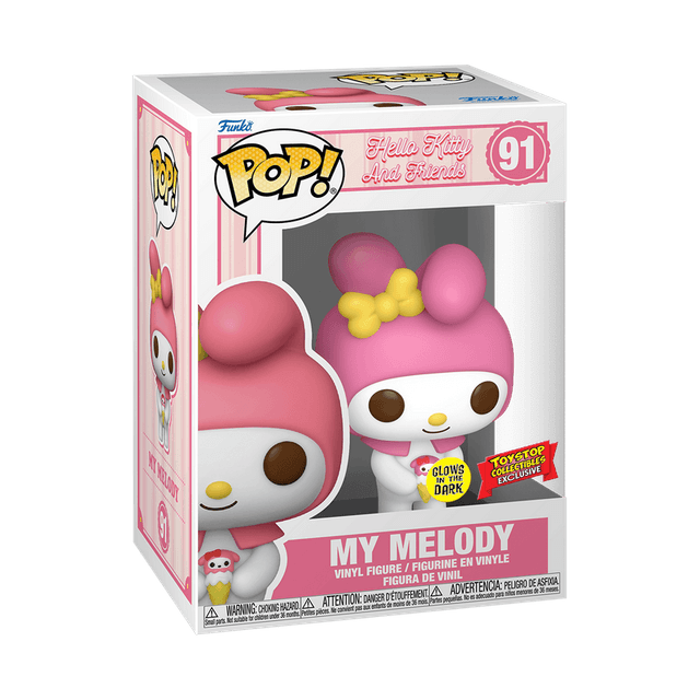 my melody toystop collectibles glows in the dark 91