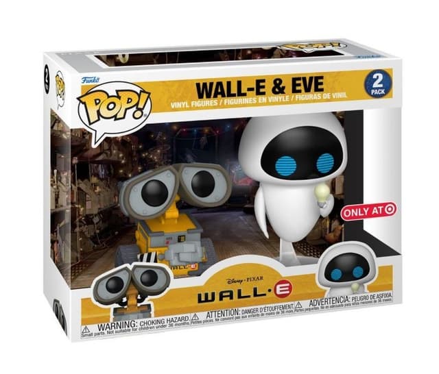 wall e and eve only at 2 pack