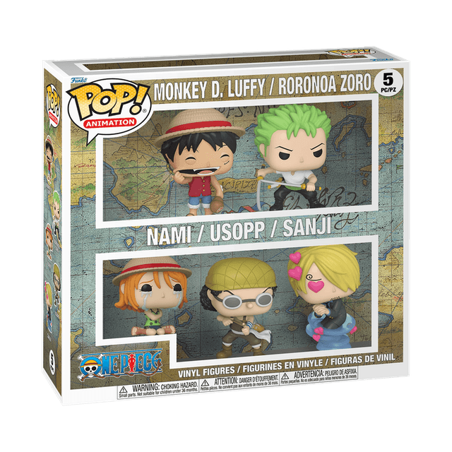 Monkey D. Luffy / Roronoa Zoro Nami / Usopp / Sanji #5 PC/PZ Funko Pop from One Piece
