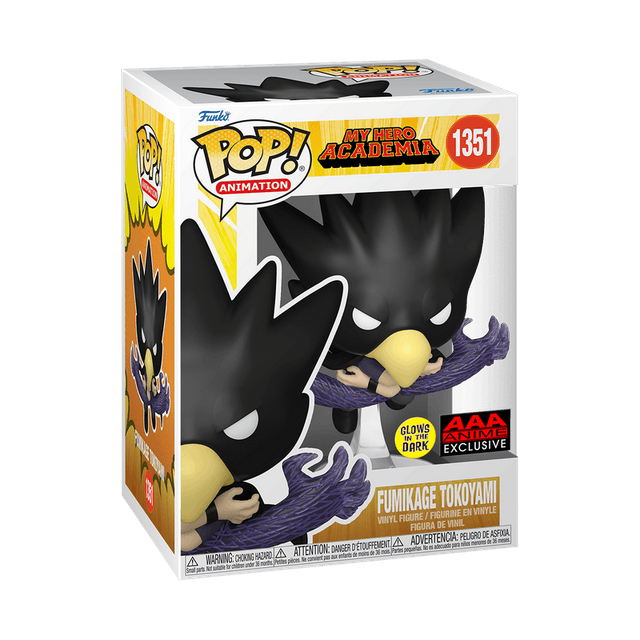 fumikage tokoyami aaa anime exclusive black background glows in the dark 1351