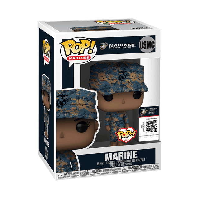 marine female african american pops with purpose usmc