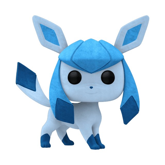glaceon hot topic yellow background flocked pink 921