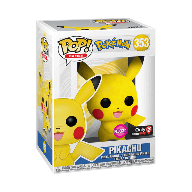 pikachu only gamestop flocked pink background 353