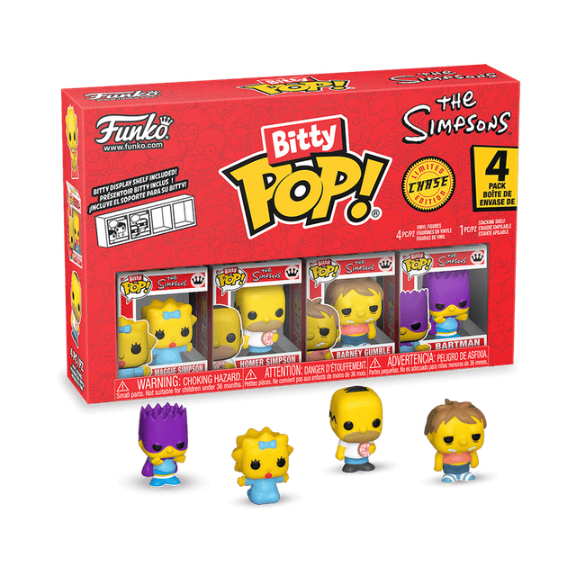 bitty pop the simpsons chase 4 pack