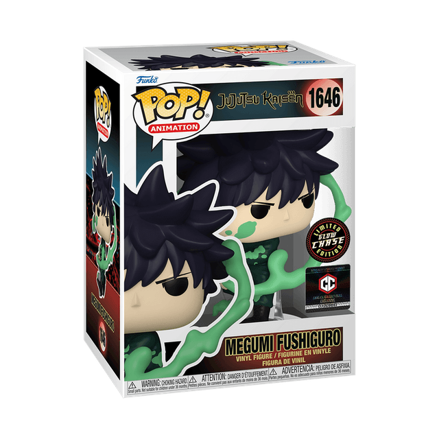 megumi fushiguro cc chalice collectibles black background glow chase 1646