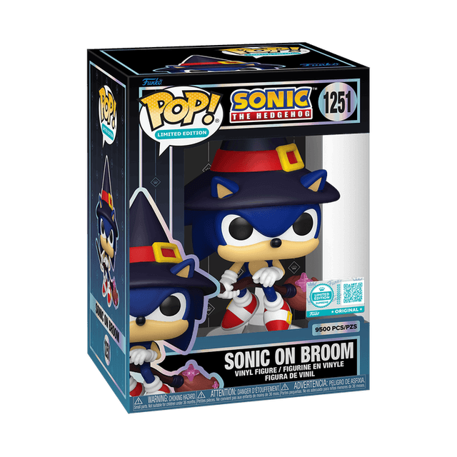 Sonic on Broom #1251 Funko Pop from Sonic The Hedgehog