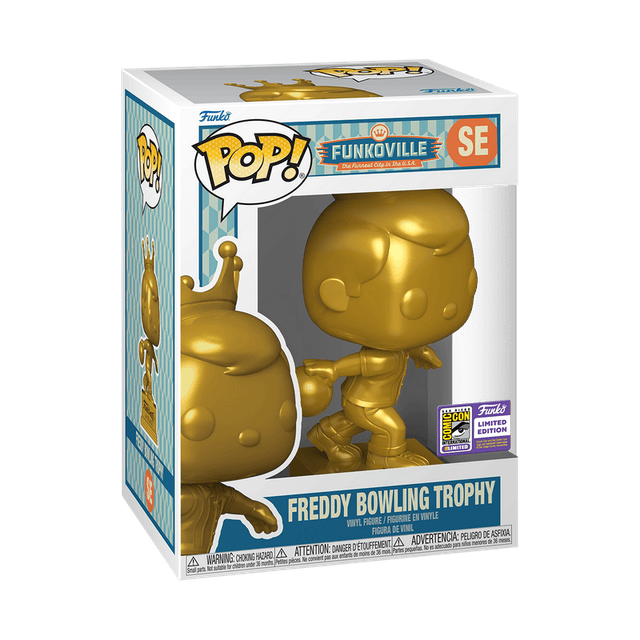 freddy bowling trophy san diego comic con