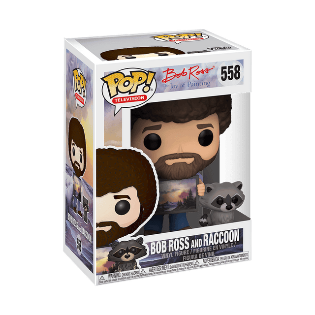 bob ross and raccoon 558