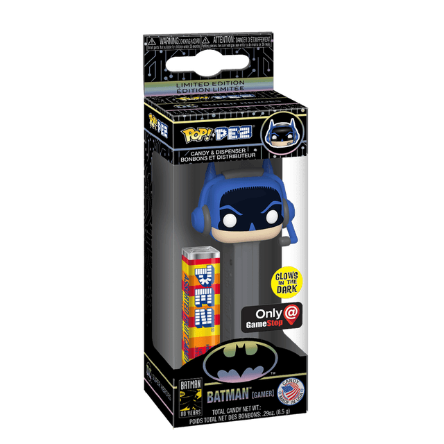 batman gamer only gamestop glows in the dark