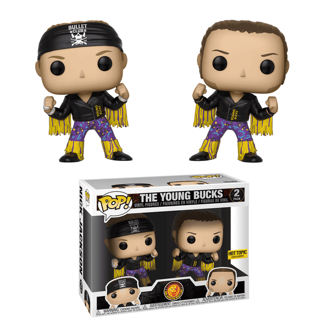 the young bucks hot topic yellow background 2 pack