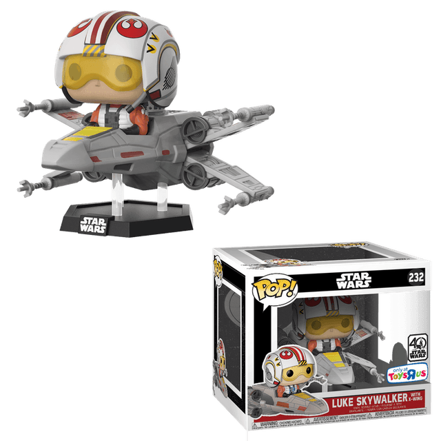 luke skywalker with x wing toys r us 40 star wars 232