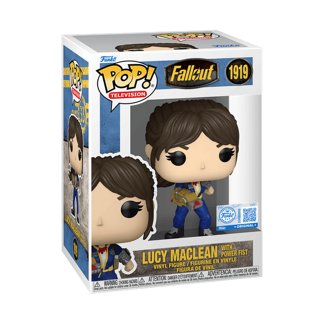 lucy maclean with power fist original blue 1919