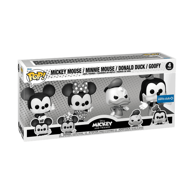 mickey mouse minnie donald duck goofy only at walmart 4 pack