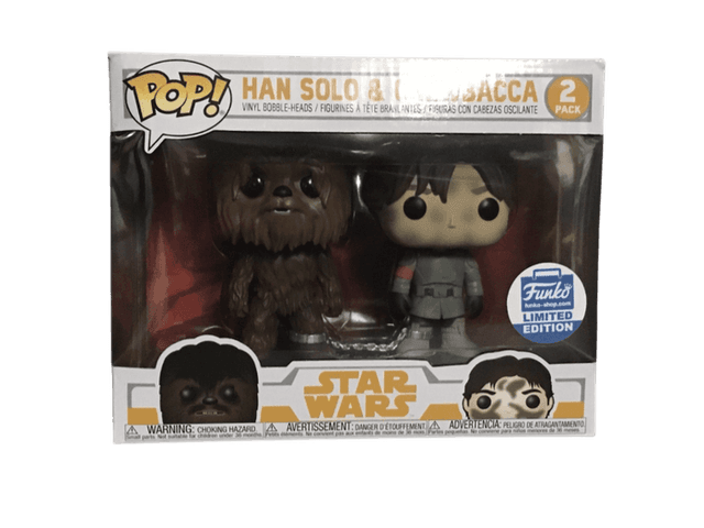 han solo chewbacca limited edition 2 pack