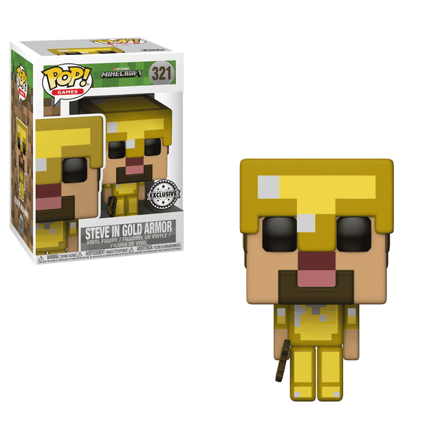 steve in gold armor only at walmart 321