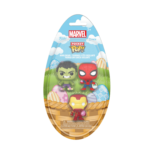hulk spider man iron easter 3 pack