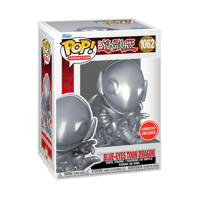 blue eyes toon dragon silver gamestop exclusive 1062