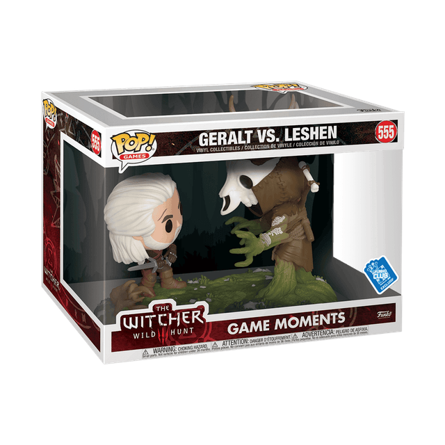 geralt vs leshen insider club blue background 555