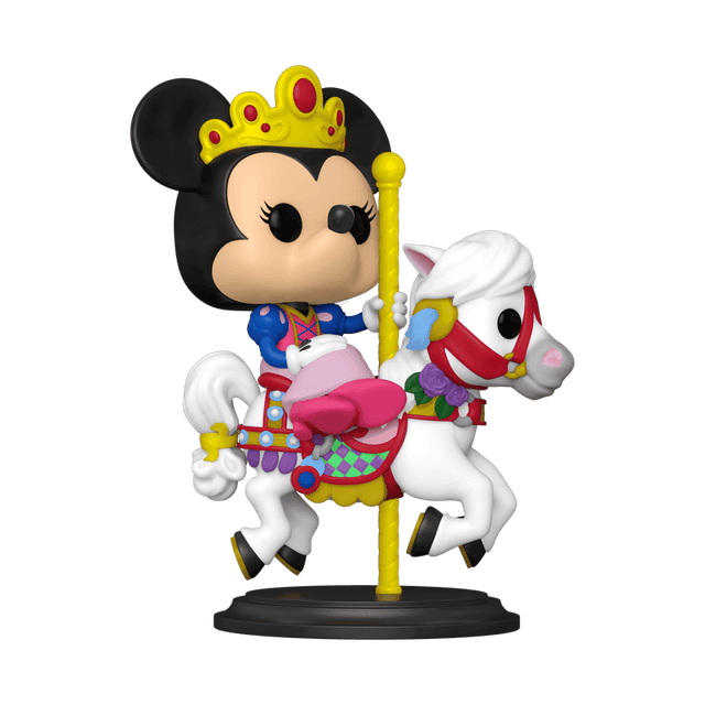 minnie mouse on prince charming regal carrousel 1251