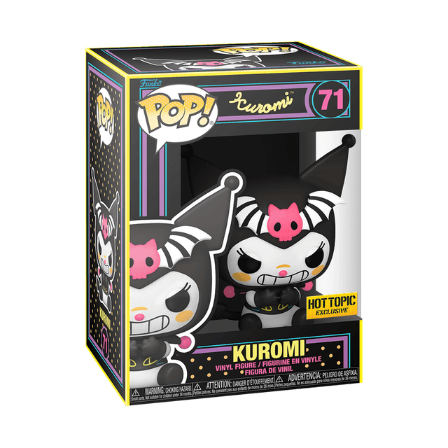 kuromi blacklight hot topic yellow background 71