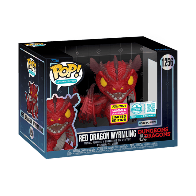 Red Dragon Wyrmling #1256 Funko Pop from Dungeons & Dragons
