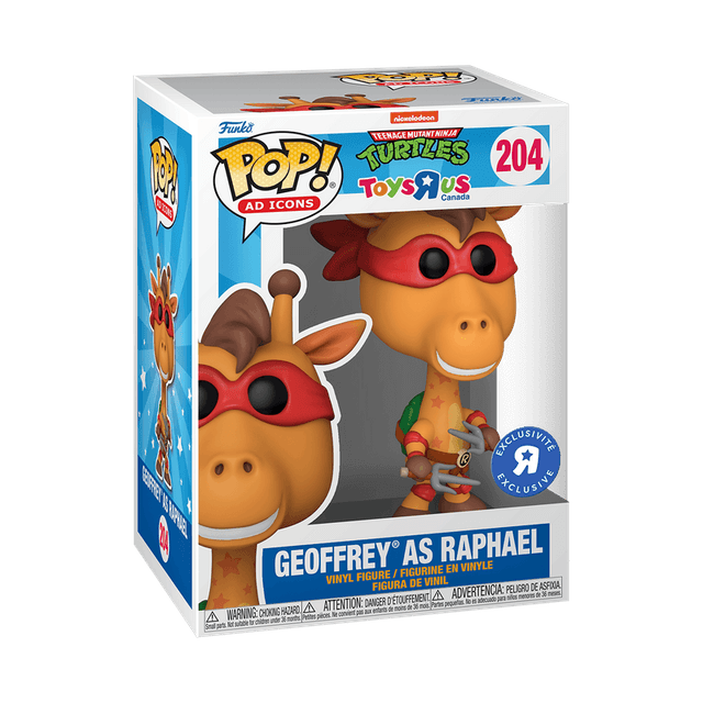 geoffrey as raphael only at toys r us 204