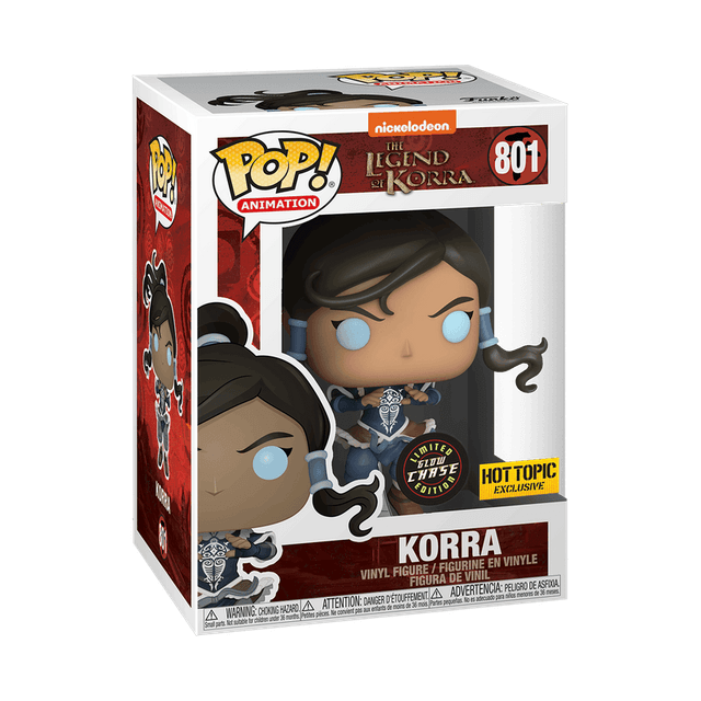 korra hot topic yellow background glow chase 801
