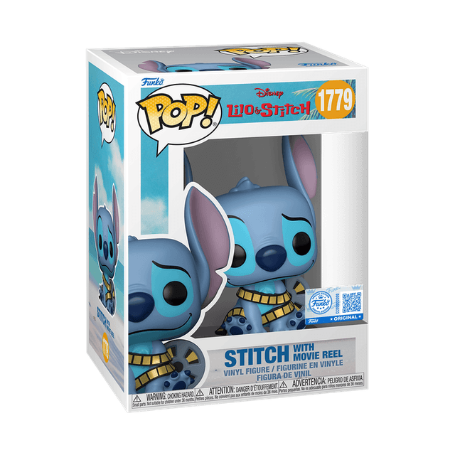 stitch with movie reel original blue 1779