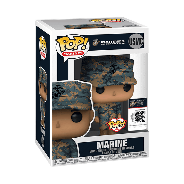 marine male hispanic pops with purpose usmc
