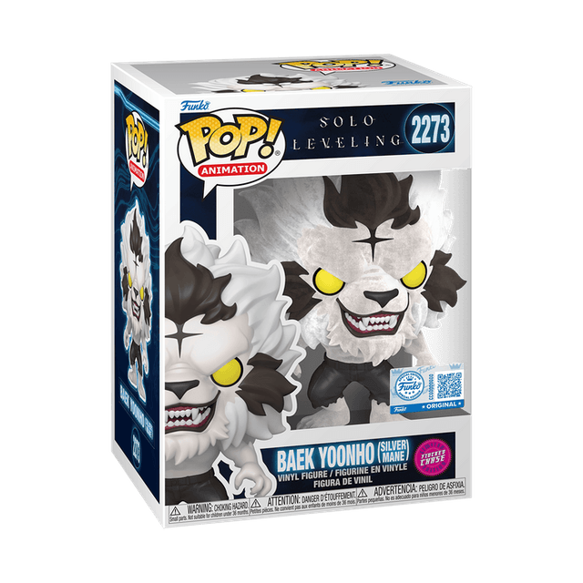 baek yoonho silver mane original blue chase flocked 2273