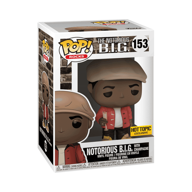 notorious b i g with champagne hot topic yellow background 153