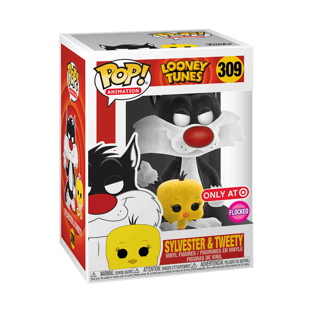 sylvester tweety special edition flocked pink background 309