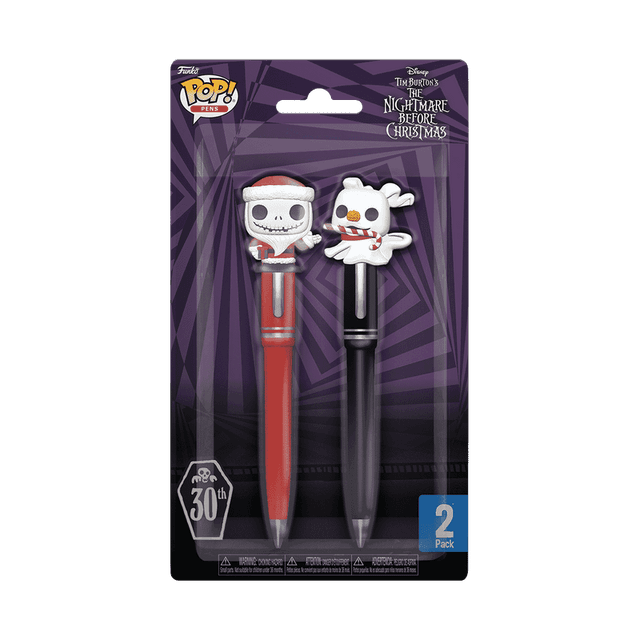 santa jack skellington zero with candy cane 2 pack
