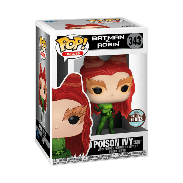 poison ivy batman robin specialty series brown and teal background 343