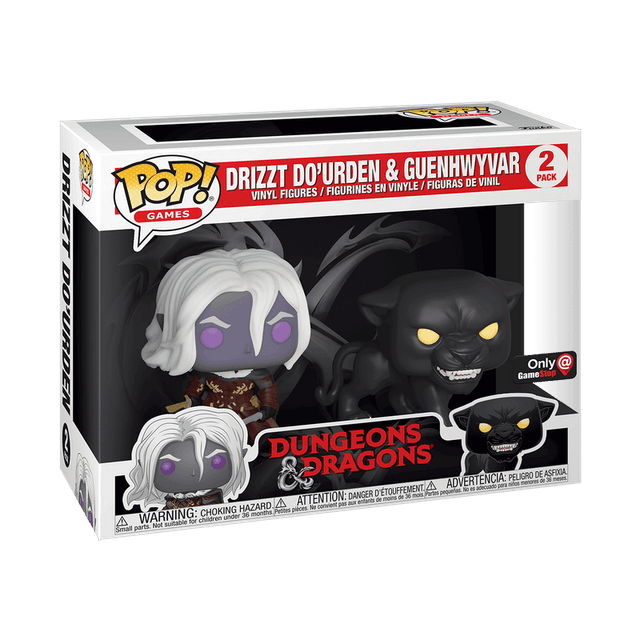 drizzt do urden with guenhwyvar only gamestop 2 pack