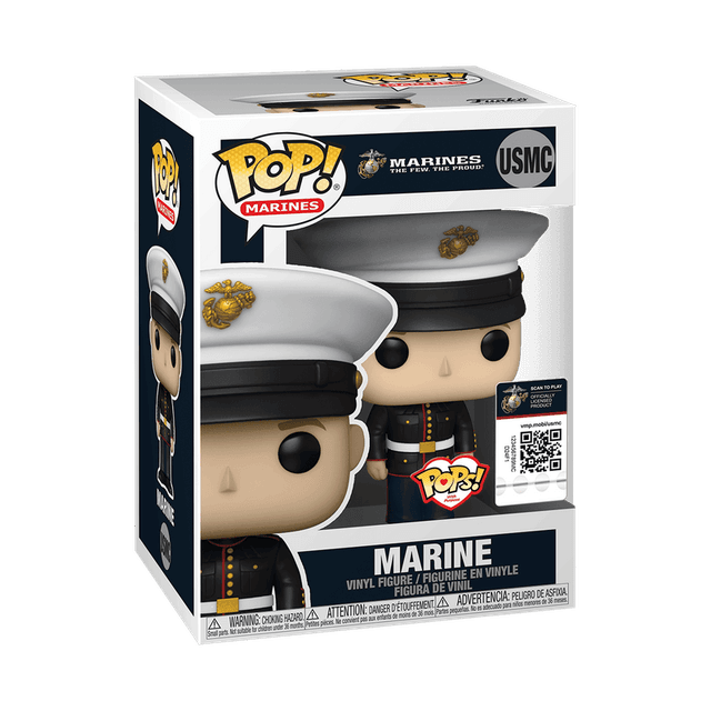 marine male caucasian pops with purpose usmc