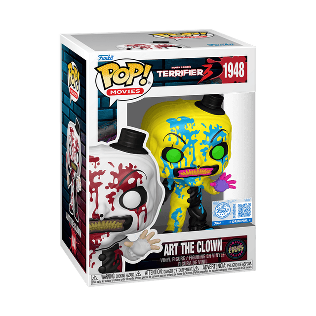 art the clown original blue black light chase 1948
