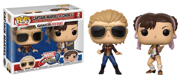 captain marvel vs chun li 2pack
