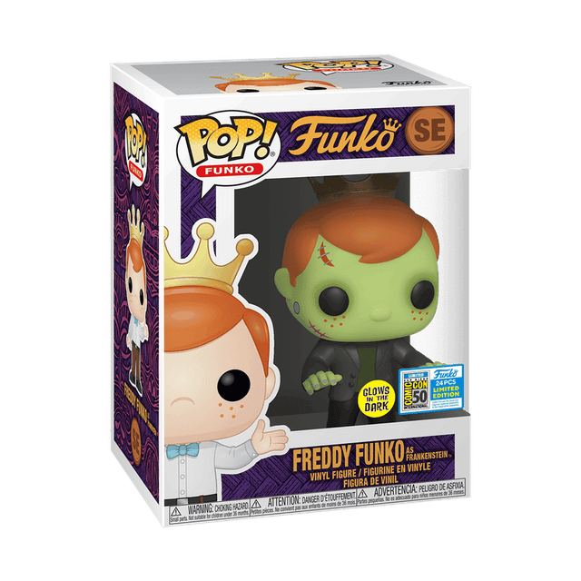 freddy as frankenstein san diego comic con glows in the dark