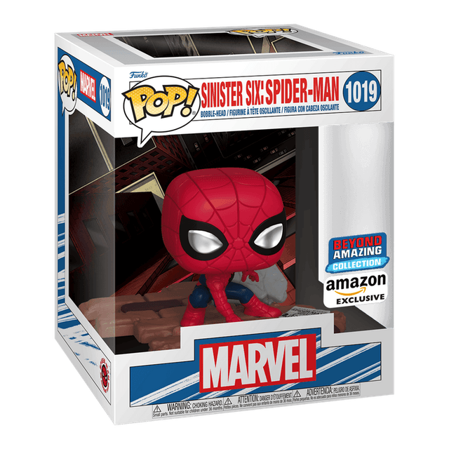 sinister six spider man amazon exclusive white background beyond amazing 1019