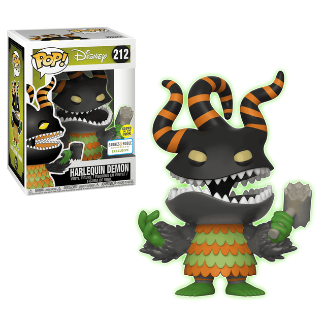 harlequin demon barnes noble white background glows in the dark 212